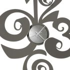 Relógio de parede redondo moderno em ferro 2 tamanhos - Drako Viadurini