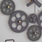 Relógio de parede de design vintage com estrutura de aço Homemotion - Gimbo Viadurini