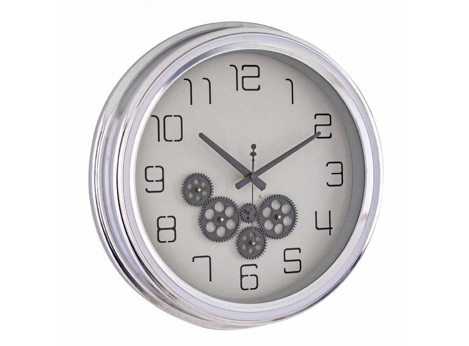 Relógio de parede de design vintage com estrutura de aço Homemotion - Gimbo Viadurini