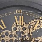 Relógio de Parede Design Vintage em Aço Quadrado Homemotion - Curzio Viadurini