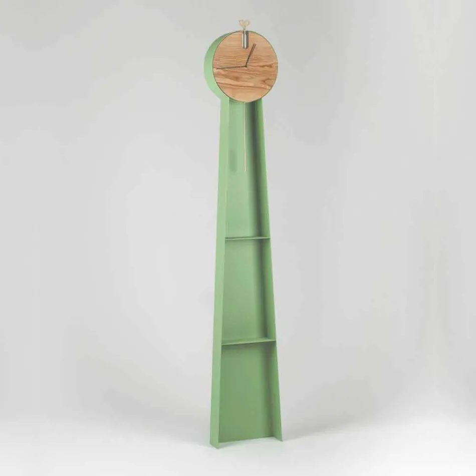 Relógio de Pêndulo de Design com Estrutura de Aço Fabricado na Itália - Pendolino Viadurini