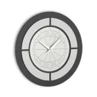 Relógio com Moldura em Relevo e Polipropileno com Cores Diferentes - Lunarium Viadurini