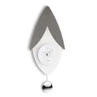 Relógio de pêndulo em metacrilato bisatina fabricado na Itália - ótimo Viadurini