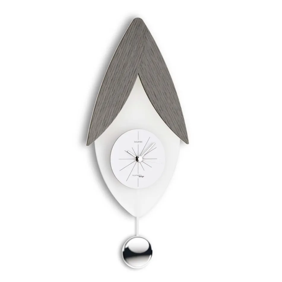 Relógio de pêndulo em metacrilato bisatina fabricado na Itália - ótimo Viadurini