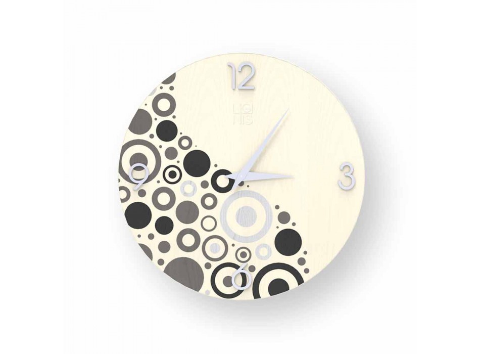 Relógio de parede Curno em design moderno, feito na Itália Viadurini
