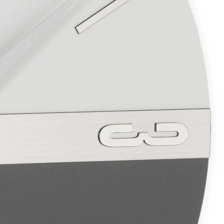 Relógio de parede em PVC semi-expandido de alta densidade fabricado em Itália - Ritmo Viadurini