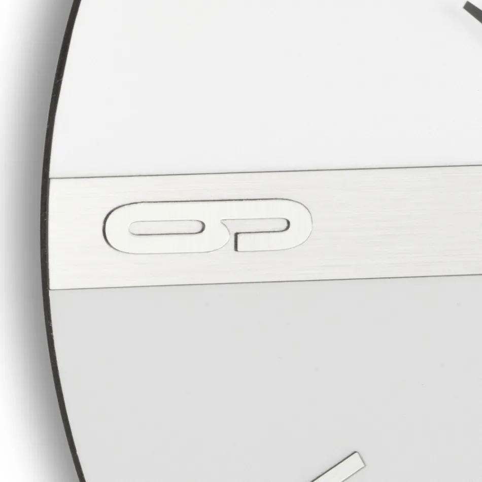 Relógio de parede em PVC semi-expandido de alta densidade fabricado em Itália - Ritmo Viadurini