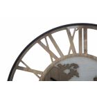 Relógio de Parede Redondo Diâmetro 60 cm Moderno em Ferro e MDF - Arnela Viadurini