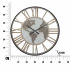 Relógio de Parede Redondo Diâmetro 60 cm Moderno em Ferro e MDF - Arnela Viadurini