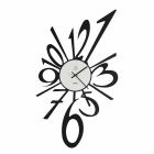 Relógio de parede design em ferro preto ou alumínio fabricado na Itália - Oceano Viadurini
