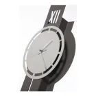 Relógio de parede de ferro com pêndulo fabricado na Itália - Som Viadurini