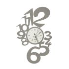 Relógio de parede de ferro com design grande e números externos - Aquário Viadurini
