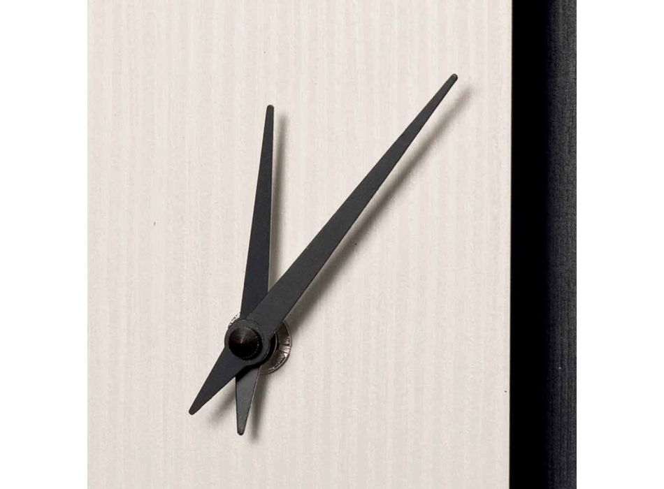 Relógio de parede de madeira com decorações de design tridimensional - Forrest Viadurini