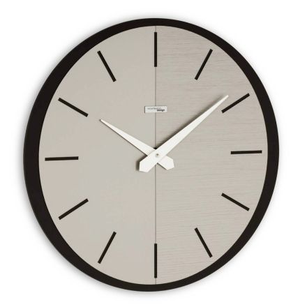 Relógio de Parede em PVC e Laminado em Diferentes Cores Fabricado na Itália - Médio Viadurini
