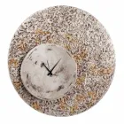 Relógio de parede em dois níveis de design made in Italy Eccli Viadurini