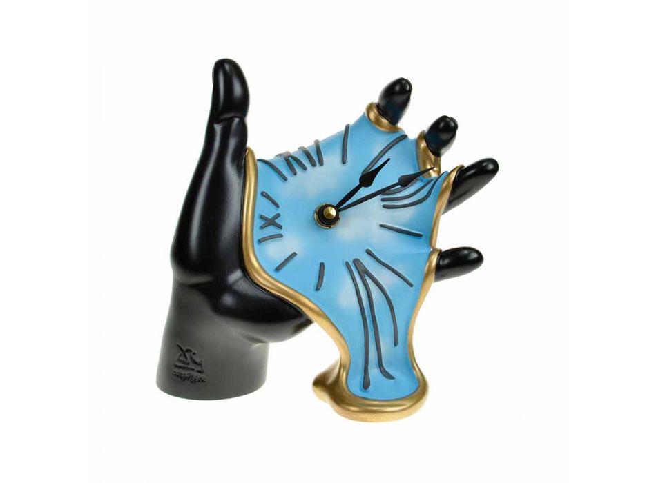 Relógio de mesa feito à mão em resina feita na Itália - Seveso Viadurini