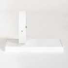 Relógio de mesa giratório com espelho de aço Made in Italy - Meritorious Viadurini