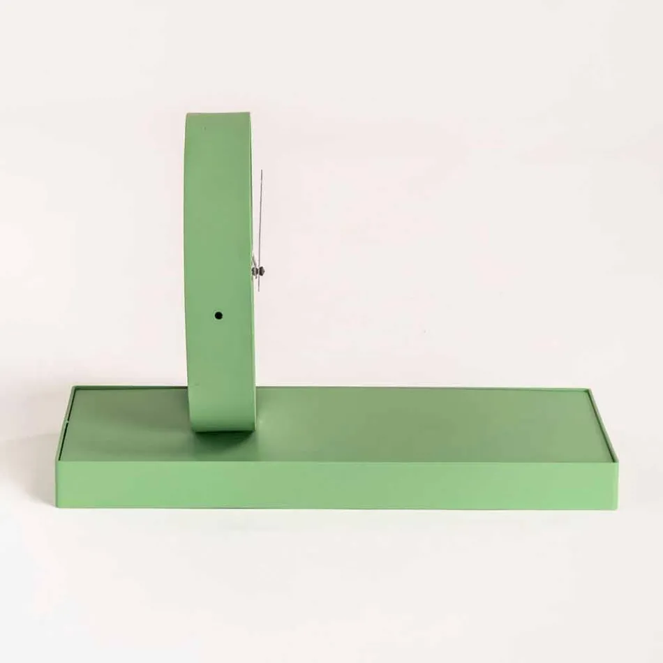 Relógio de mesa giratório com espelho de aço Made in Italy - Meritorious Viadurini