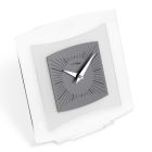 Relógio de mesa em metacrilato transparente e bisatina fabricado na Itália - Glad Viadurini