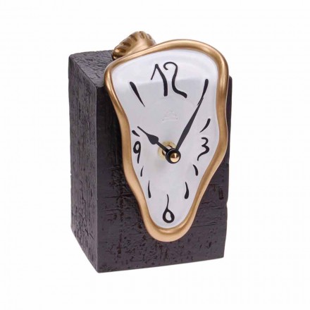 Relógio de mesa moderno com mecanismo de quartzo feito na Itália - Figaro Viadurini