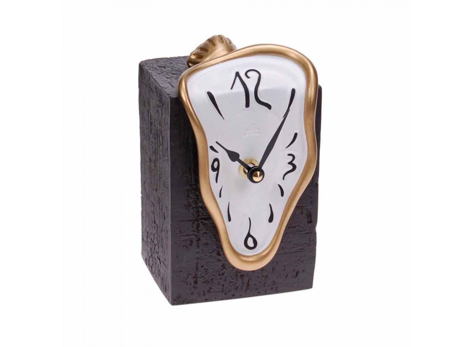 Relógio de mesa moderno com mecanismo de quartzo feito na Itália - Figaro Viadurini
