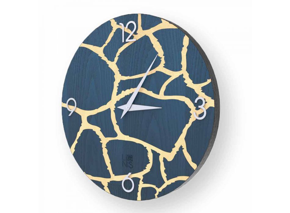 Acri relógio de parede em design moderno, feito na Itália Viadurini