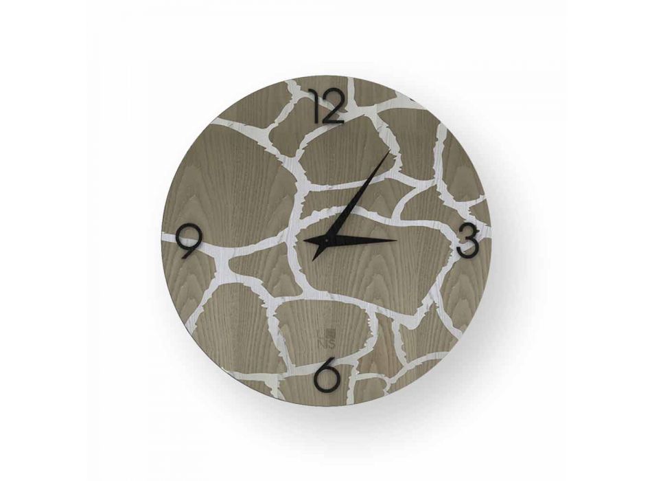 Acri relógio de parede em design moderno, feito na Itália Viadurini