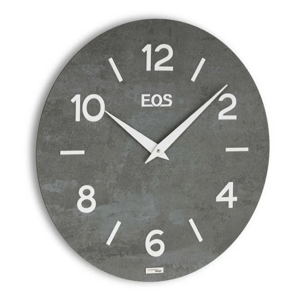 Relógio de MDF acoplado com filmes de polipropileno fabricados na Itália - Mais Viadurini