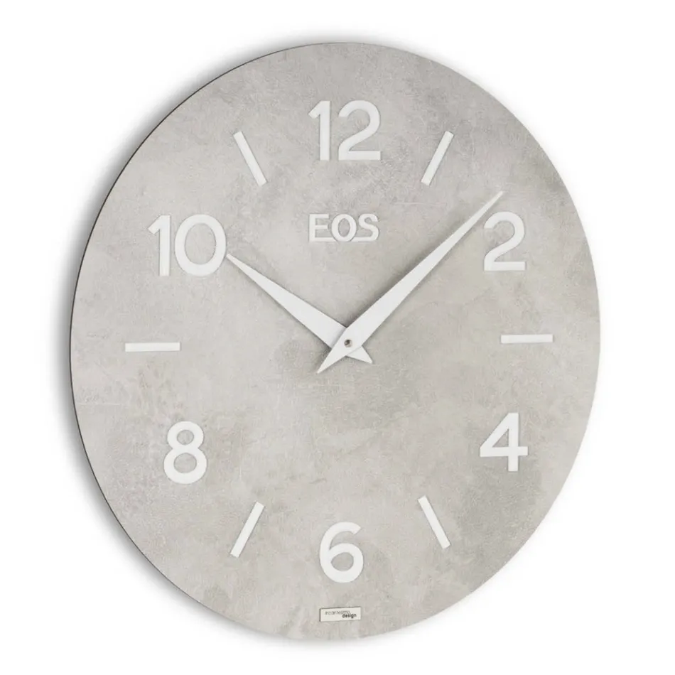 Relógio de MDF acoplado com filmes de polipropileno fabricados na Itália - Mais Viadurini