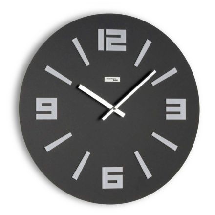 Relógio em PVC semiespumado e metacrilato colorido Fabricado na Itália - Comum Viadurini