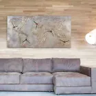 Relógio moderno com cinco quadrantes representando o mundo Miles Viadurini