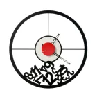 Relógio feito de ferro com números caídos fabricado na Itália - Áries Viadurini