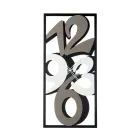 Relógio de Ferro com Grandes Números Fabricado na Itália - Aquário Viadurini