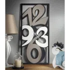 Relógio de Ferro com Grandes Números Fabricado na Itália - Aquário Viadurini