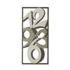 Relógio de Ferro com Grandes Números Fabricado na Itália - Aquário Viadurini