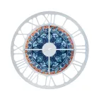 Relógio Feito de Ferro em 3 Acabamentos Diferentes Fabricado na Itália - Trigo Viadurini