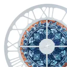 Relógio Feito de Ferro em 3 Acabamentos Diferentes Fabricado na Itália - Trigo Viadurini