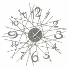 Relógio de parede redondo de ferro com design feito na Itália - Kombo Viadurini