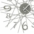 Relógio de parede redondo de ferro com design feito na Itália - Kombo Viadurini