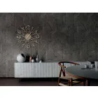 Relógio de parede redondo de ferro com design feito na Itália - Kombo Viadurini