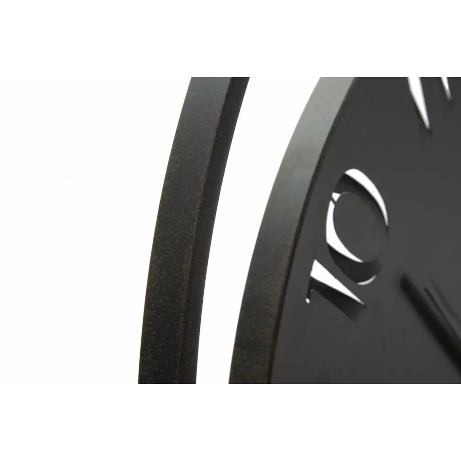 Relógio de parede redondo com diâmetro de 60 cm Ferro moderno - Beatrix Viadurini