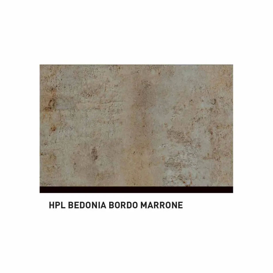 Bancada exterior Varaschin System em alumínio pintado Viadurini