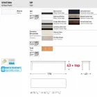 Bancada exterior Varaschin System em alumínio pintado Viadurini