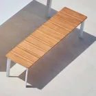 Bancada exterior Varaschin System em alumínio pintado Viadurini