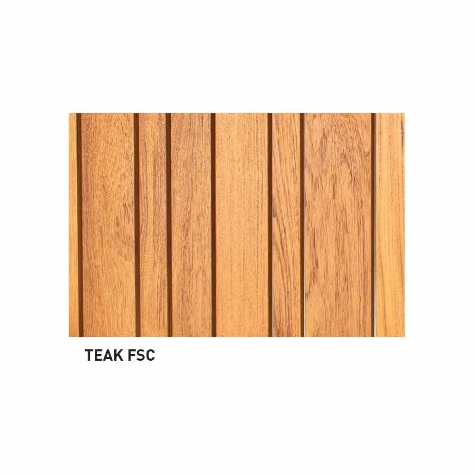 Bancada exterior Varaschin System em alumínio pintado Viadurini