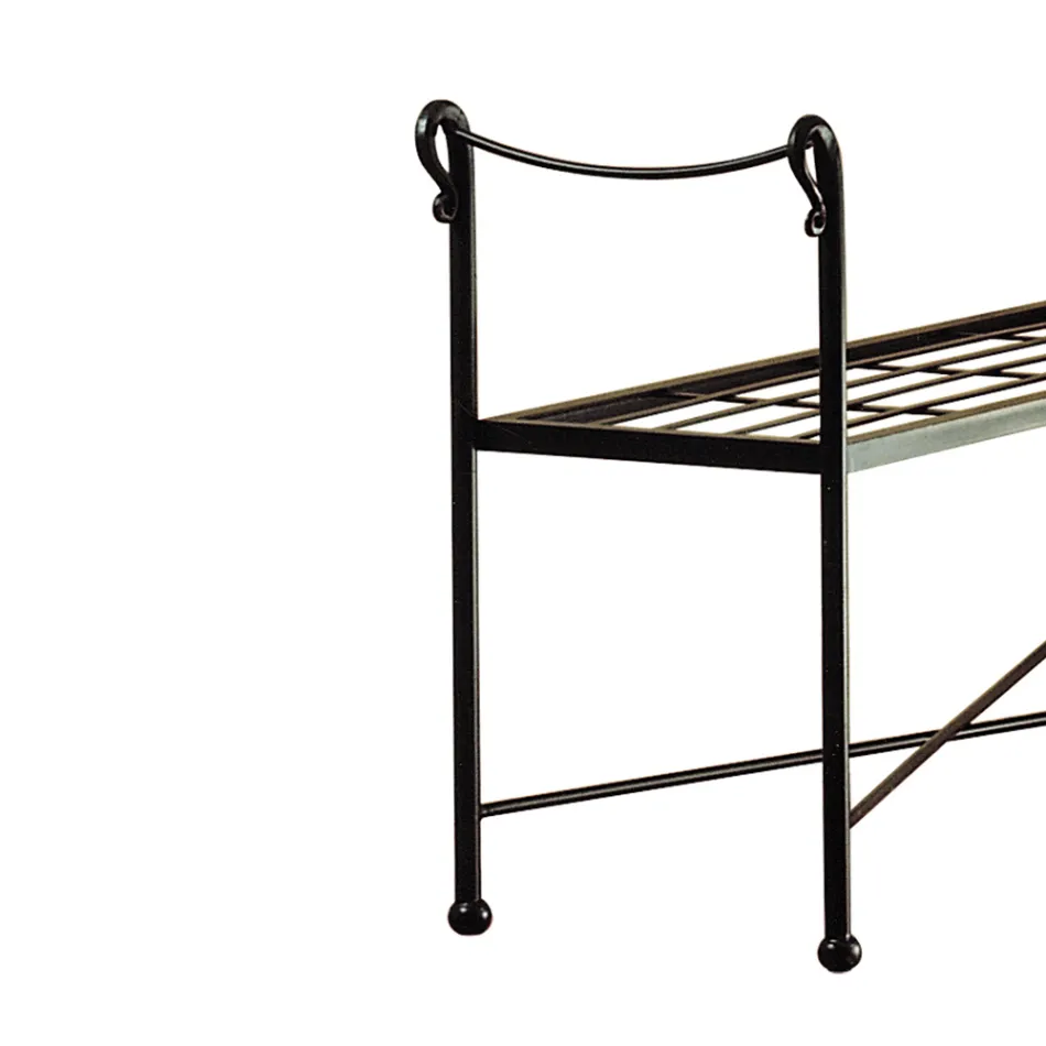 Banco Tubular de Ferro em Diferentes Acabamentos Fabricado na Itália - Praga Viadurini