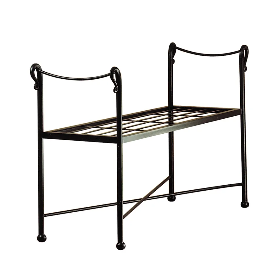 Banco Tubular de Ferro em Diferentes Acabamentos Fabricado na Itália - Praga Viadurini