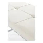 Banco em Couro Sintético e Estrutura Metálica - Argônio Viadurini