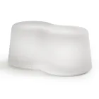 Banco de exterior ondulado em polietileno fabricado na Itália - Brenda Viadurini