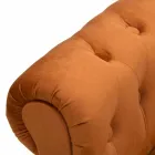 Banco Retangular de Design Moderno em Madeira e Tecido - Theodore Viadurini